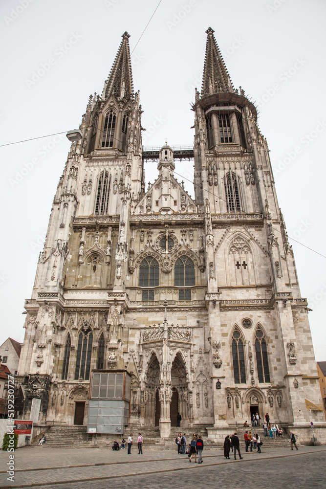 Regensburg Cathedral, The World Heritage Site in Germany.