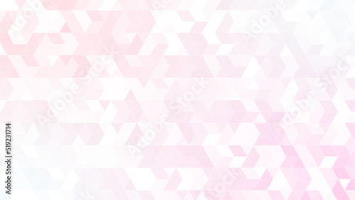 三角パターン背景素材，ピンクのグラデーション