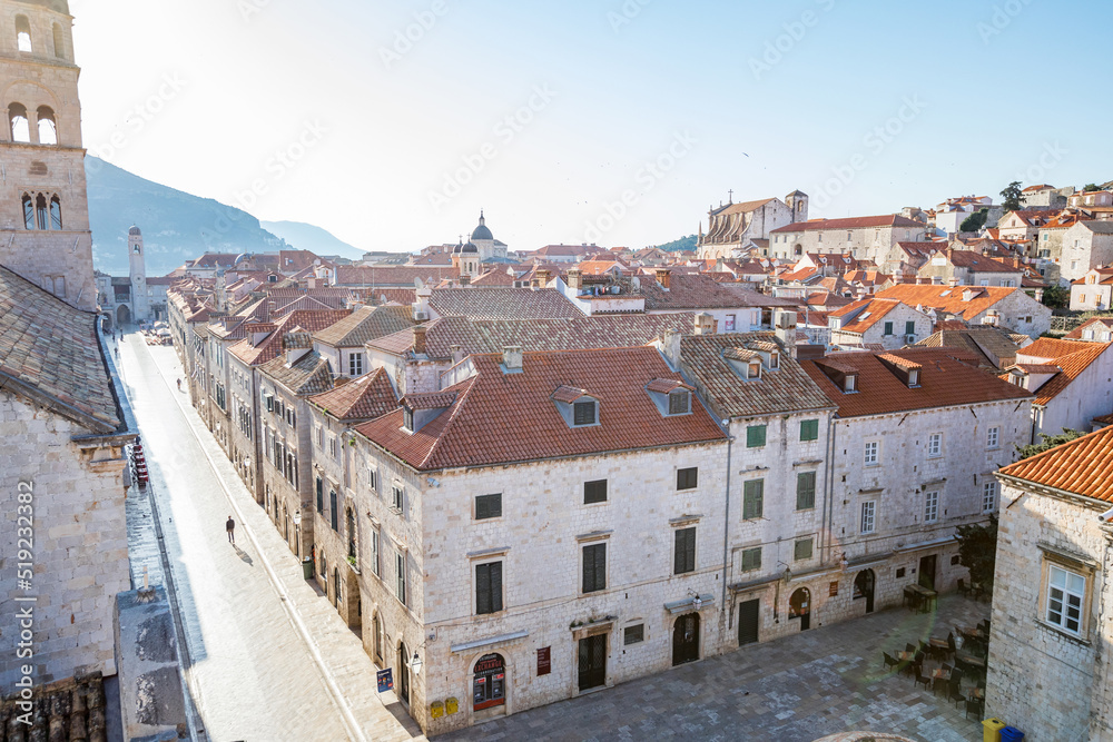 Old Town Dubrovnik City Walls View