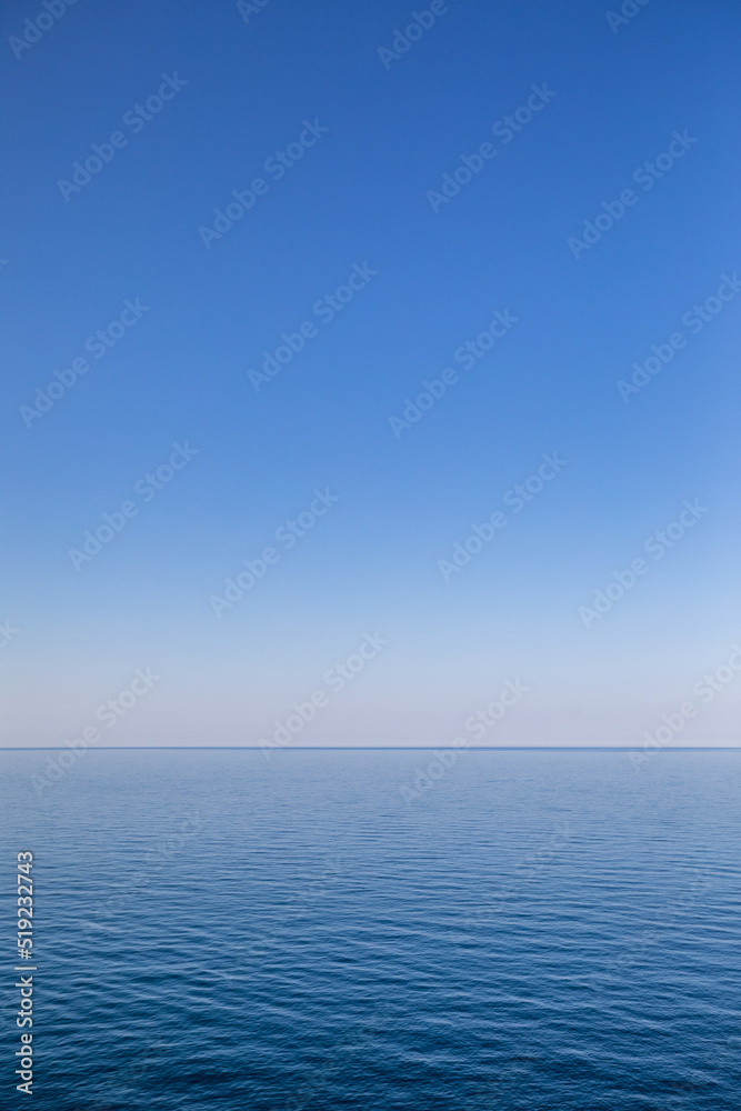 Obraz premium Blue Ocean Or Sea Water Horizon