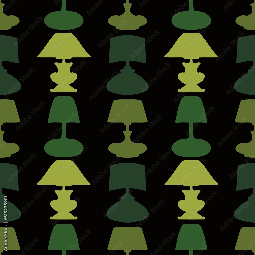 Seamless desk lamp cartoon simple pattern for clothes print and wrapping paper and shops and kids and accessories Seamless desk lamp cartoon simple pattern for clothes print and wrapping paper and shops and kids and accessories