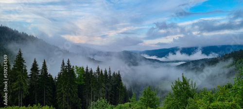 Fototapeta Naklejka Na Ścianę i Meble -  Mountain landscape. Carpathians, Ukraine.