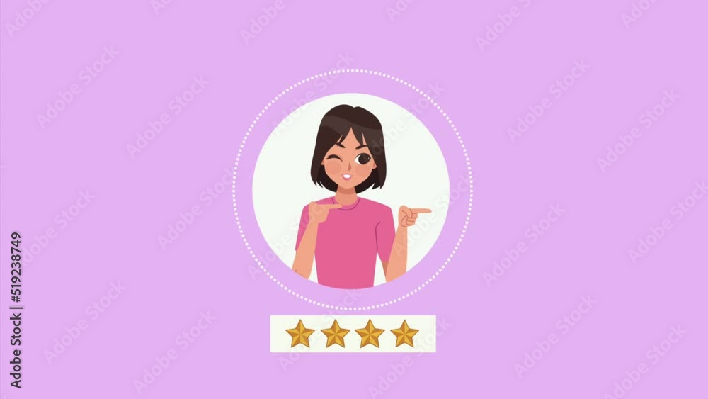 young teenager girl character animation young teenager girl character animation
