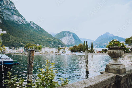 mountains beauty and vacation, summer day, travel. Water and lake beauty of nature, relaxion wibe photo