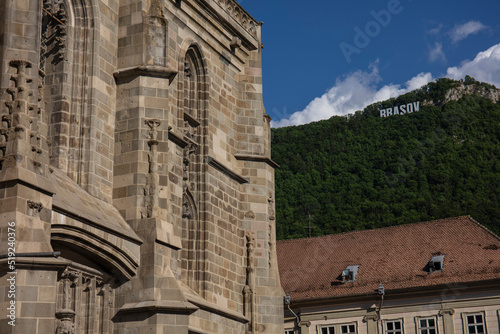 The black church of Brasov Romania