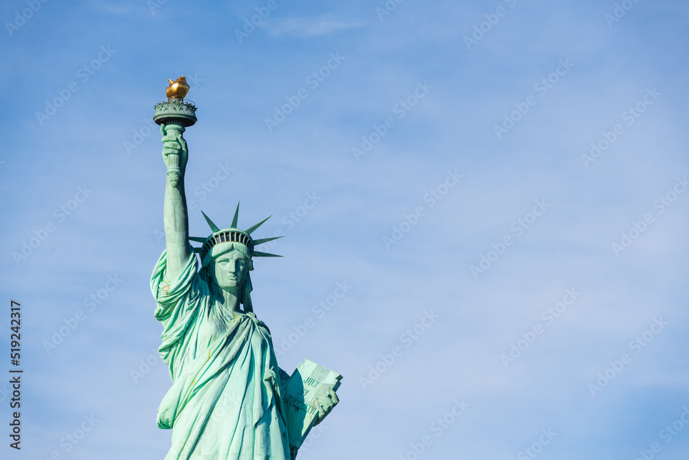 Fototapeta premium Statue of LIberty and Blue Sky