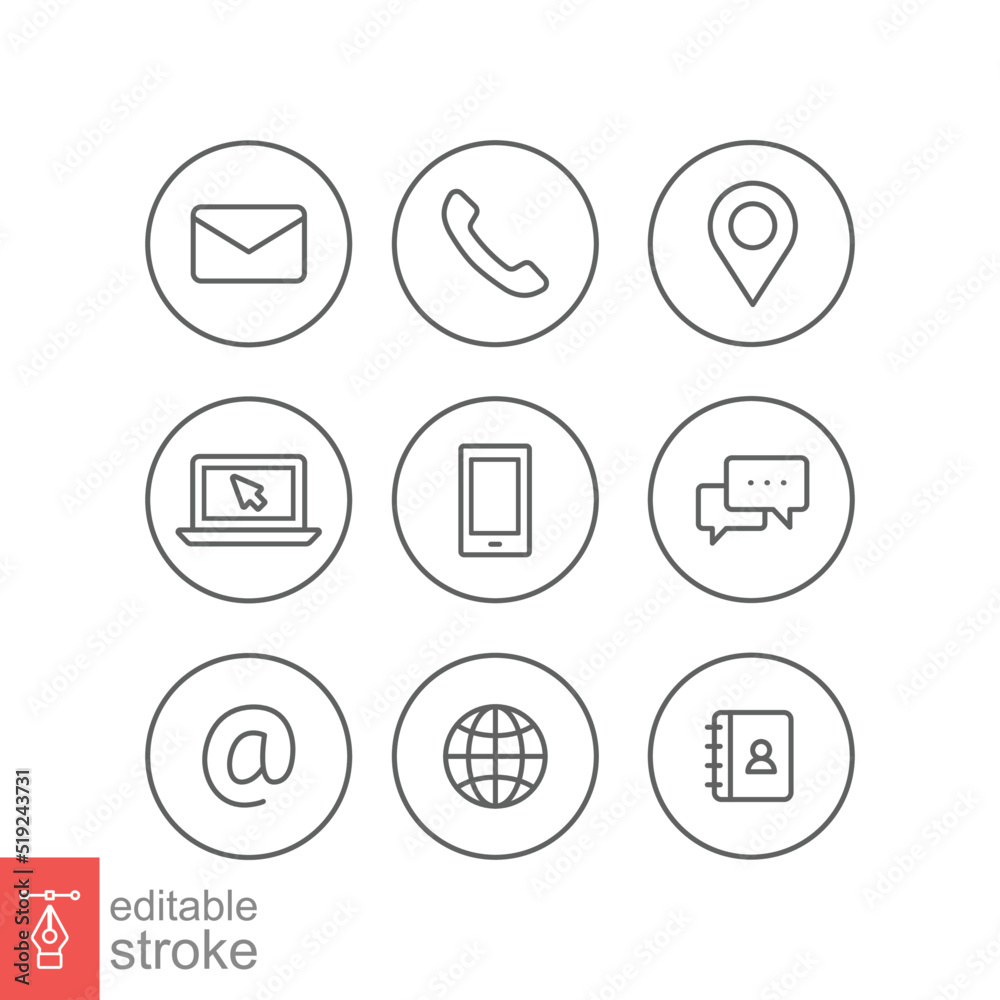 contact-us-icons-set-simple-outline-style-symbol-email-phone-web