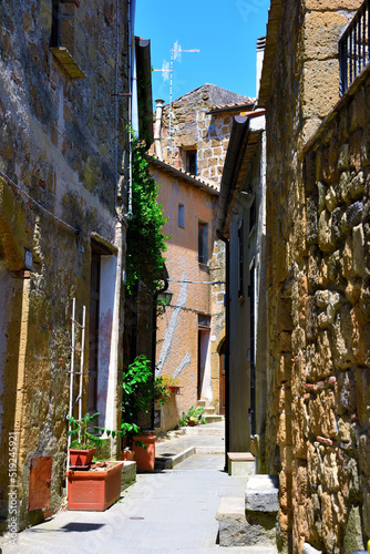 Fototapeta Naklejka Na Ścianę i Meble -  the historic center of Pitigliano Italy
