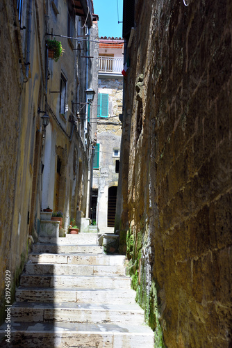 the historic center of Pitigliano Italy © maudanros