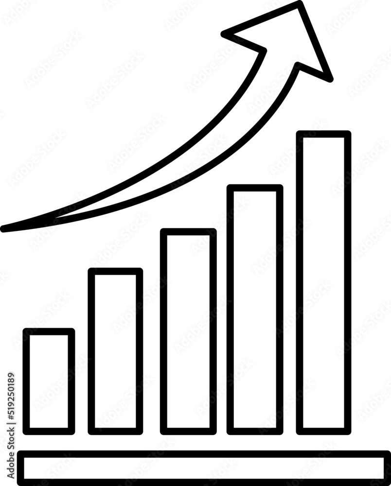 bgraph icon symbol vector. on white background.eps bgraph icon symbol vector. on white background.eps