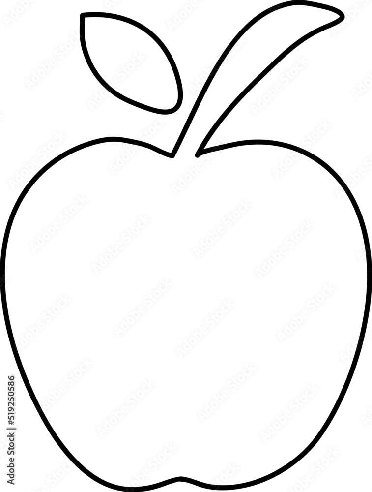 Apple Icon in trendy flat style isolated on grey background..eps Apple Icon in trendy flat style isolated on grey background..eps