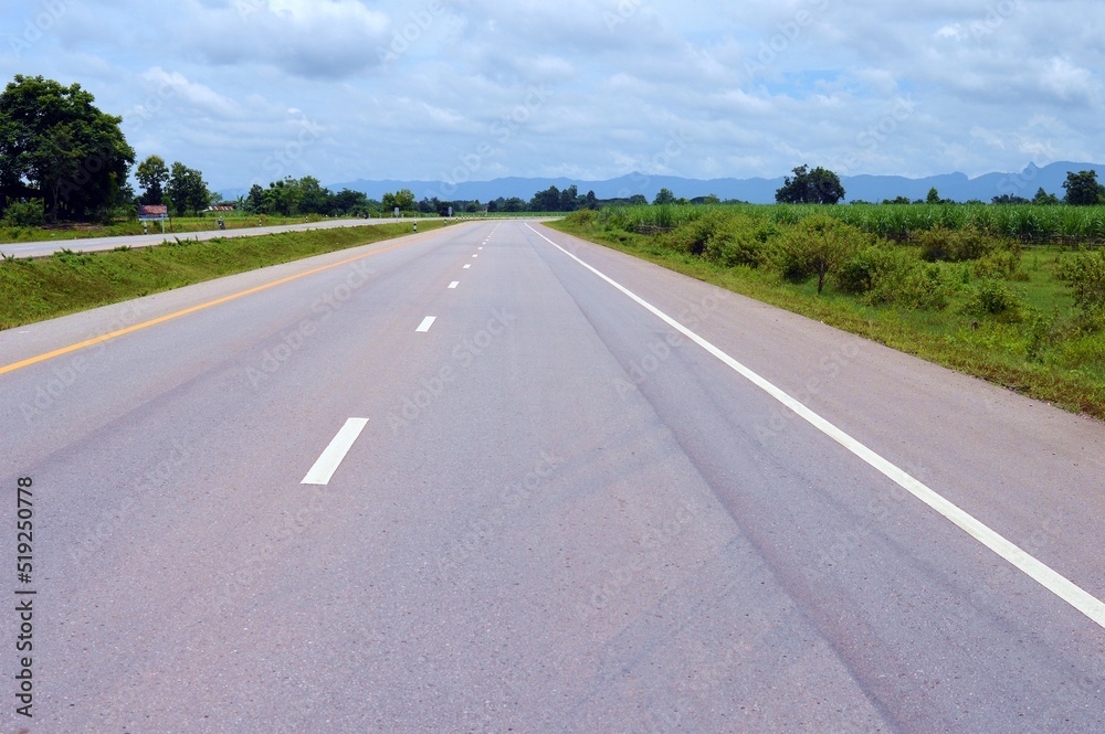 road in the countryside