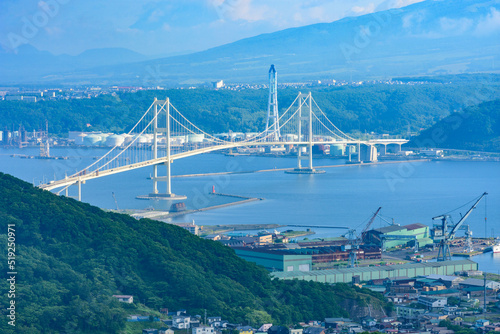 北海道 室蘭 測量山からの展望 