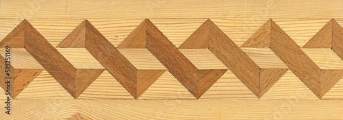 Wooden marquetry can be patterns created from the combination of wood, wooden floor, parquet, cutting board photo
