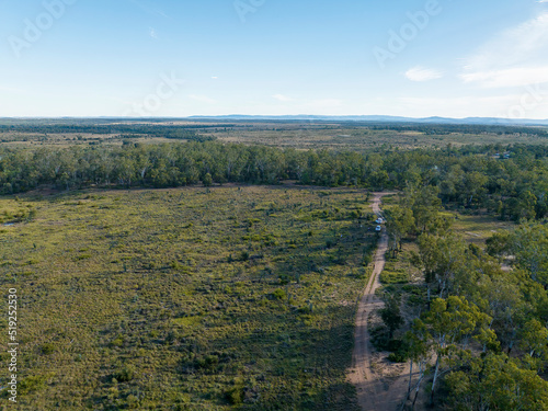 Flying Over The Willows Sapphire Diggins In Central Queensland Australia photo