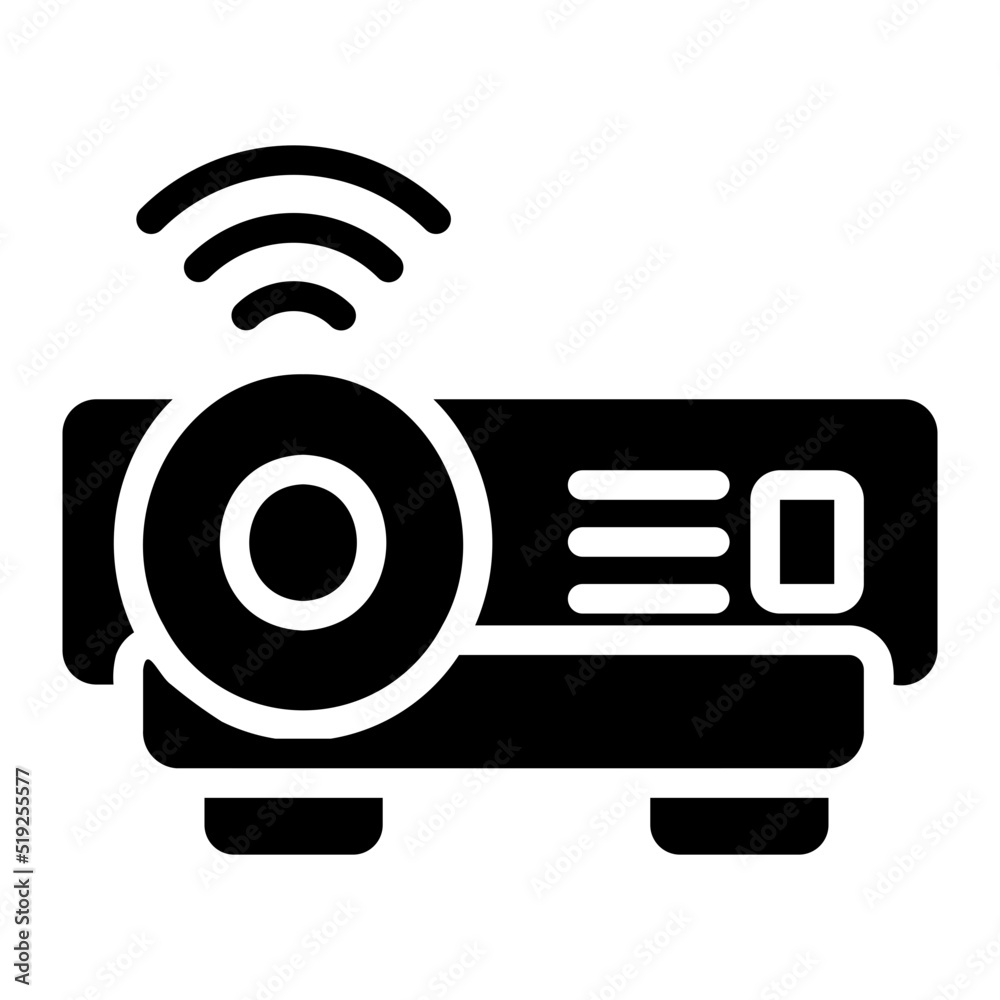 projector glyph icon projector glyph icon