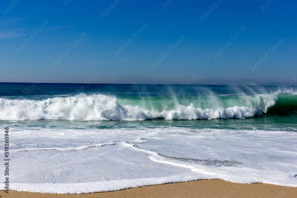 Fototapeta premium A view on the Pacific ocean coast 