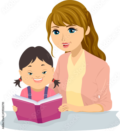 Teen Girl Kid Girl Down Syn...