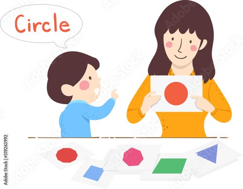 Girl Mom Kid Boy Kindergart...