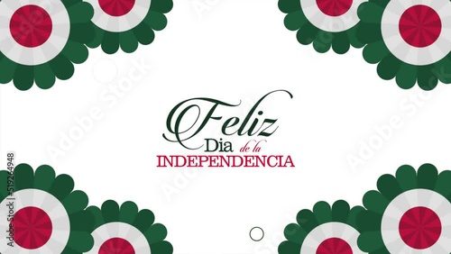 feliz dia de la independencia lettering