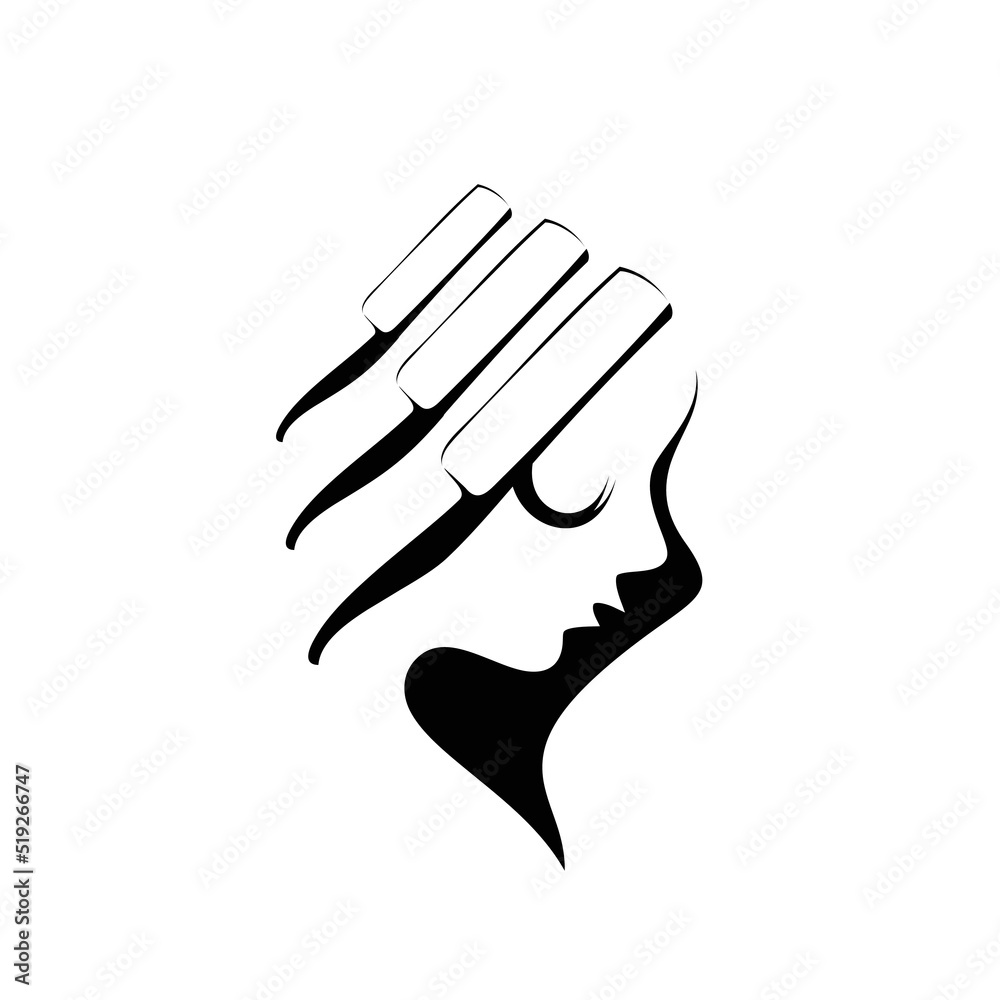 Obraz premium salon beauty logo