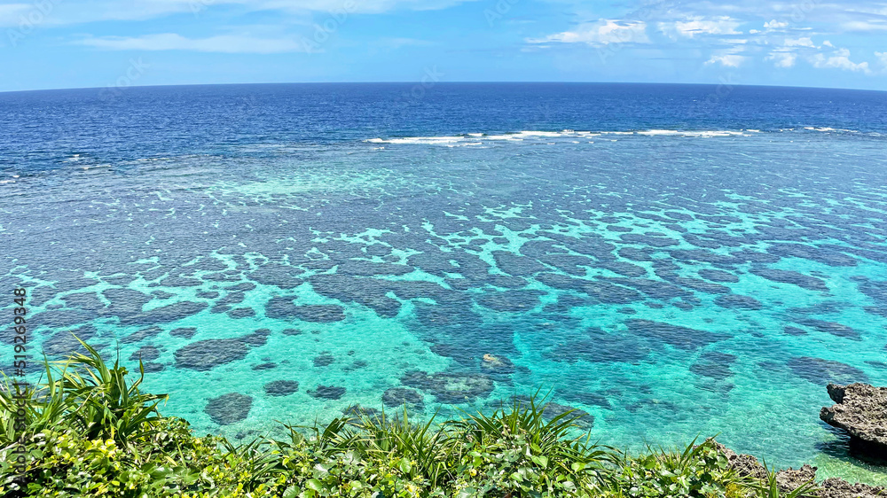 Fototapeta premium 沖縄の海 [宮古島/イムギャーマリンガーデン] 