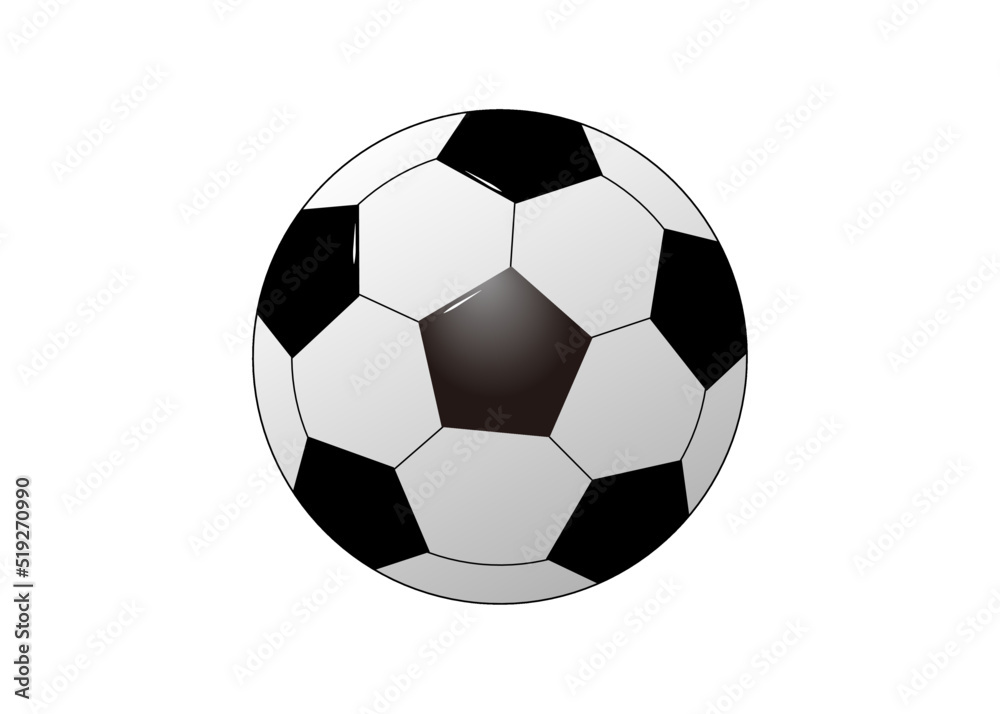 サッカーボールのイラスト