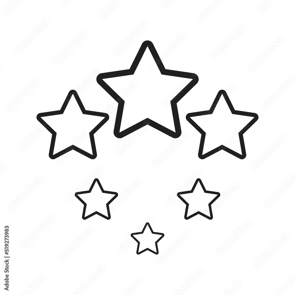 Star icon Template vector illustration design Star icon Template vector illustration design