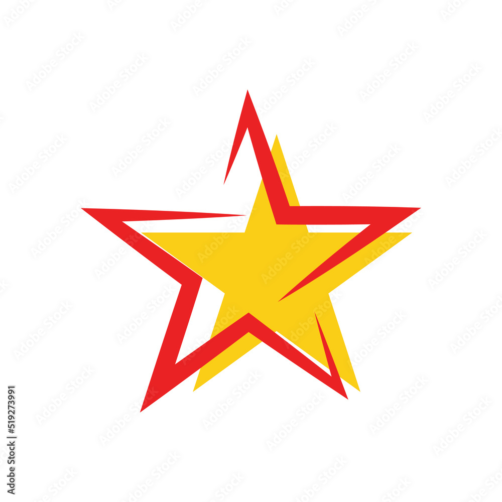Star icon Template vector illustration design Star icon Template vector illustration design