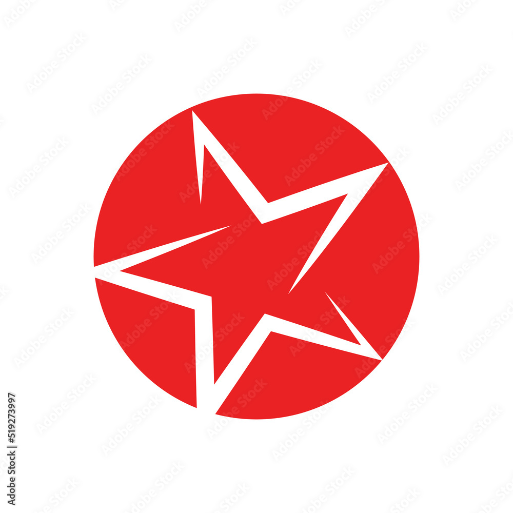 Star icon Template vector illustration design Star icon Template vector illustration design