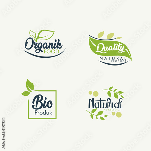Organic food, eco, vegan and natural product icons and elements for food market, ecommerce, organic products packaging, healthy life promotion, restaurant. Hand drawn vector design elements