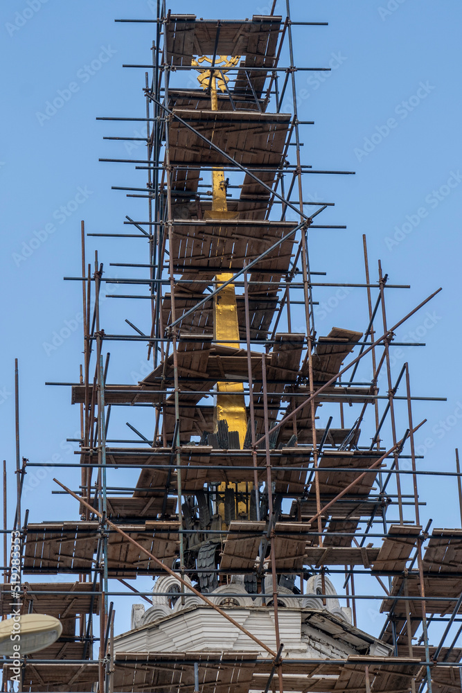 scaffolding on historic structures scaffolding on historic structures