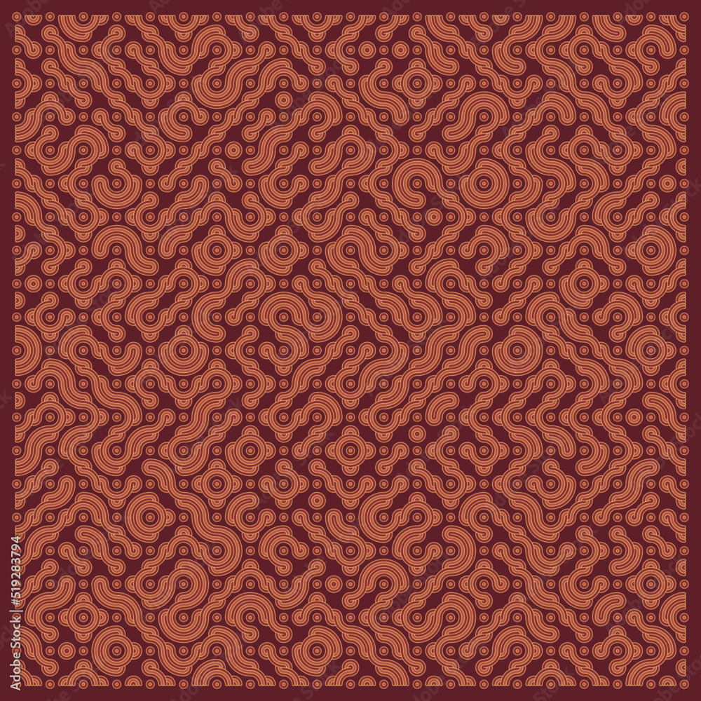 Color truchet tiling connections illustration Color truchet tiling connections illustration