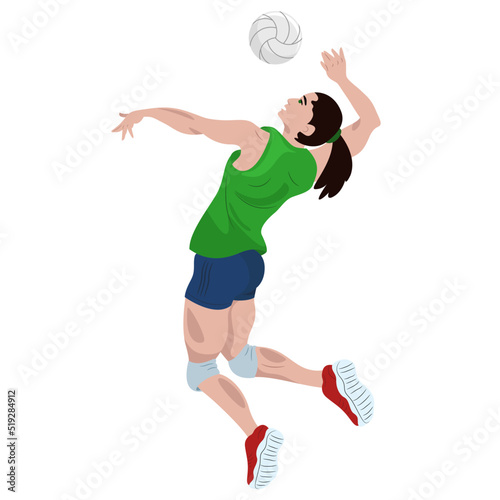 Female sports icons dynamic design cartoon characters sketch