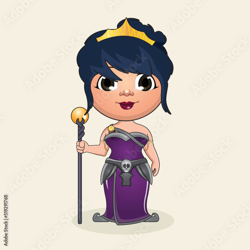 Sorcerer cartoon character vector art
