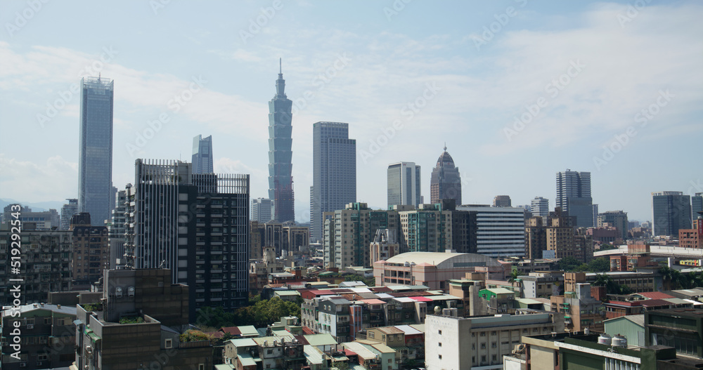Fototapeta premium Taipei city skyline