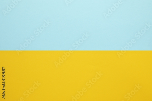 Two tone background in colors of Ukrainian flag