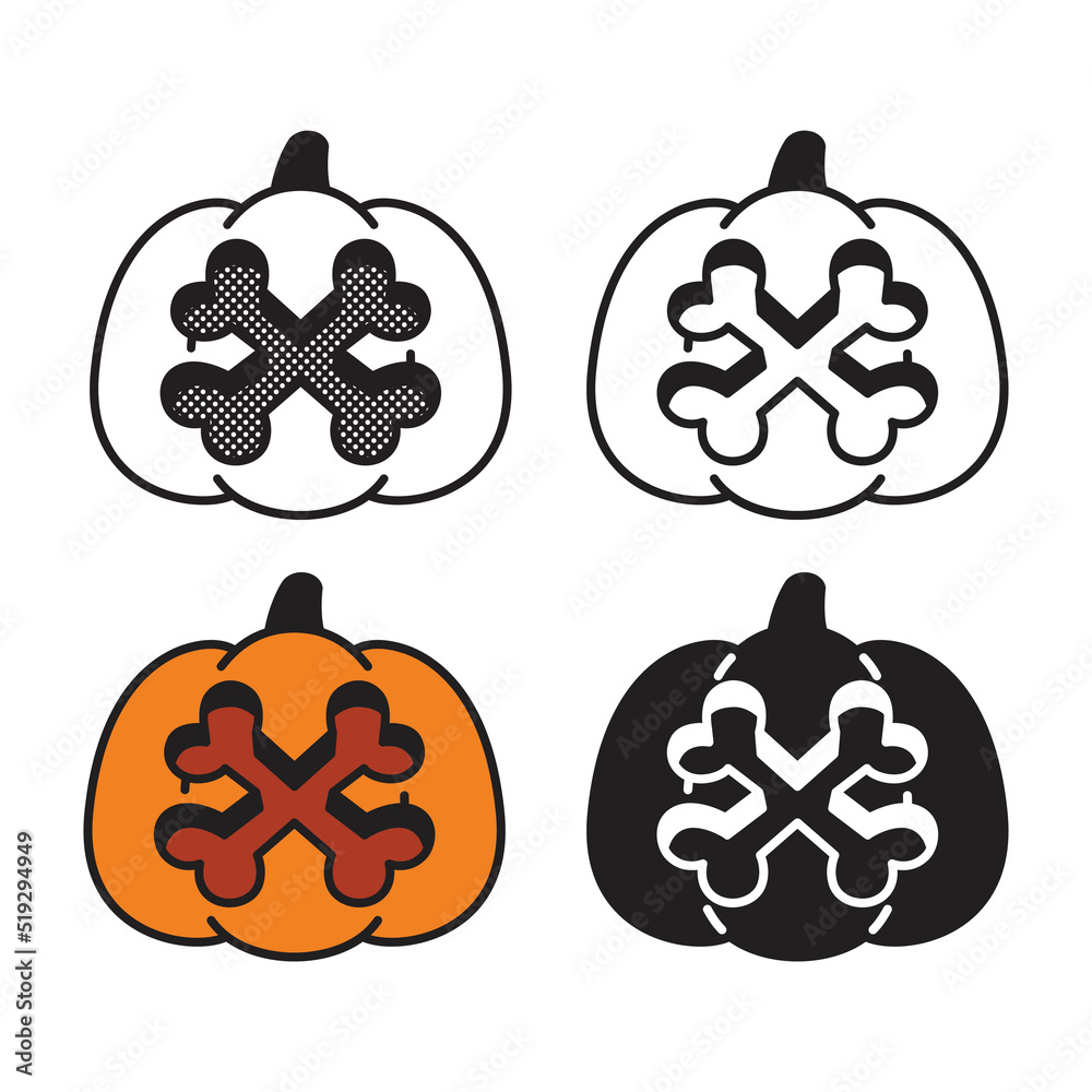 pumpkin Halloween icon crossbones skull vector logo symbol cartoon character pirate spooky ghost illustration doodle design clip art pumpkin Halloween icon crossbones skull vector logo symbol cartoon character pirate spooky ghost illustration doodle design clip art