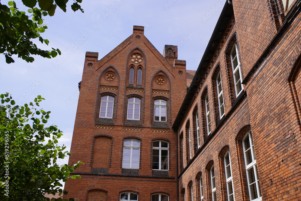 Fototapeta premiumThe high school in Salzwedel, built in 1882. Germany.