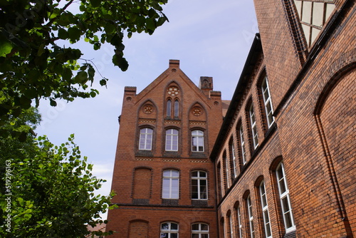   The high school in Salzwedel  built in 1882. Germany.  