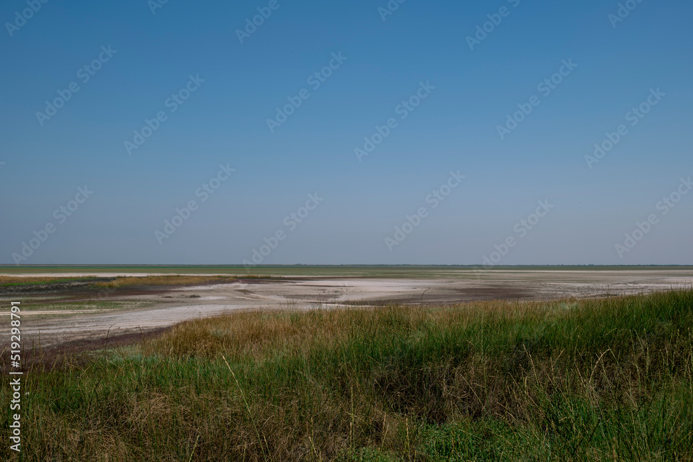 Beautiful smooth landscape of the field. blue skies Beautiful smooth landscape of the field. blue skies