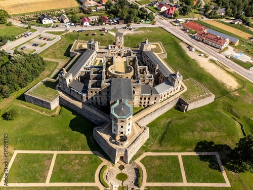 Krzyztopor Castle in Ujazd is a ruin full of magic and mystery lost among the fields and hills of Opatów Land, Poland