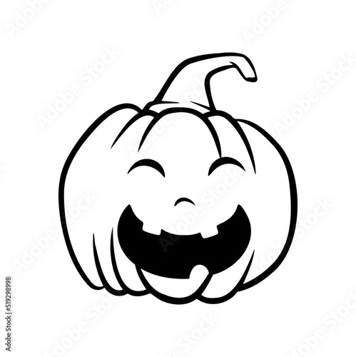 halloween pumpkins Jack O Lanterns faces. pumpkin icon. Scary Halloween pumpkin. 