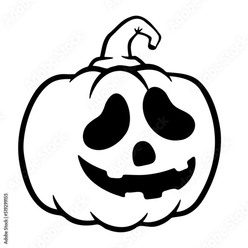halloween pumpkins Jack O Lanterns faces. pumpkin icon. Scary Halloween pumpkin. 