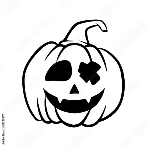 halloween pumpkins Jack O Lanterns faces. pumpkin icon. Scary Halloween pumpkin. 