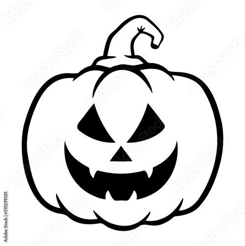 halloween pumpkins Jack O Lanterns faces. pumpkin icon. Scary Halloween pumpkin. 
