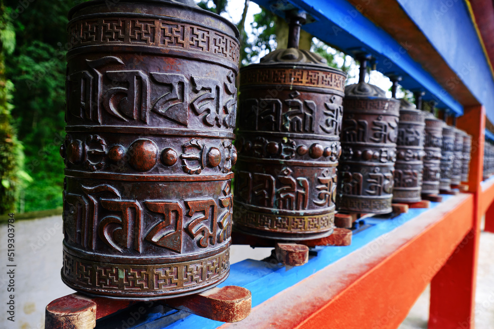 17 June 2022, Gangtok, Sikkim, Ranka (Lingdum or Pal Zurmang Kagyud), Golden Temple, Monastery in Gangtok. 17 June 2022, Gangtok, Sikkim, Ranka (Lingdum or Pal Zurmang Kagyud), Golden Temple, Monastery in Gangtok.