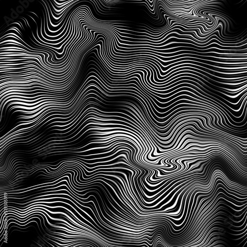 Psychedelic distorted lines...