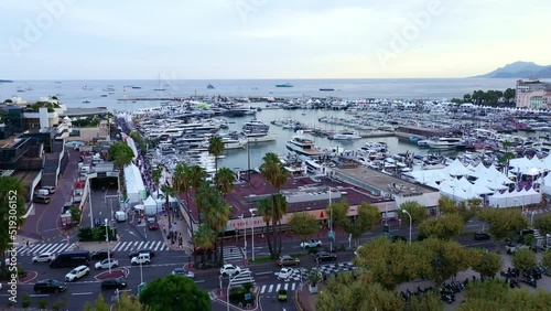 Sunset at the Vieux port - France, Cannes.
Cannes Yachting Festival - September 2021 photo