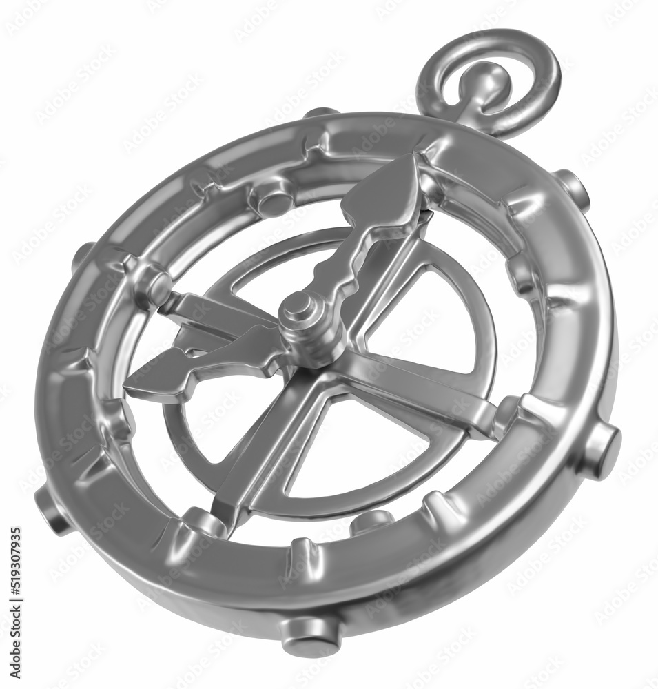 Obraz premium Clock Metal Solid